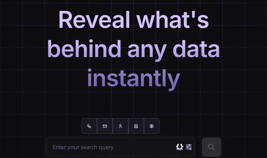 OSINT Industries Interface